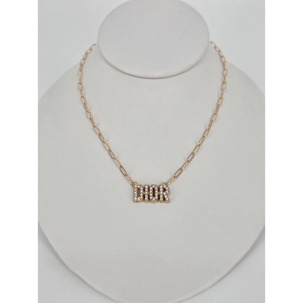 Idlewild Jewelry Co Couture Authentic Dior Vintage Aussie Button Necklace NEW